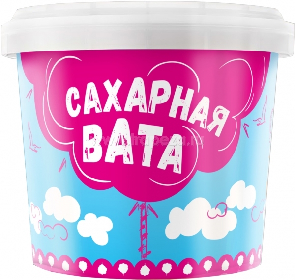 Упаковка и палочки для сахарной ваты