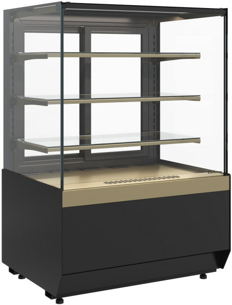 Витрина нейтральная напольная ПОЛЮС KC70 N 0,9-1 LIGHT (версия 2.0) (9005-0109)