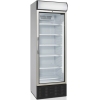 Шкаф холодильный для напитков, 438л, 1 дверь стекло, 6 полок, ножки+колеса, +2/+10С, дин.охл., белый, R600a, LED, канапе