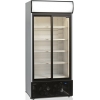Шкаф холодильный для напитков, 707л, 2 двери-купе стекло, 5 полок, ножки+колеса, +2/+10С, дин.охл., белый, R290a, LED, канапе
