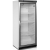 Шкаф холодильный, GN2/1,  605л, 1 дверь стекло, 4 полки, ножки+колеса, +2/+10С, дин.охл., белый, R600a, LED